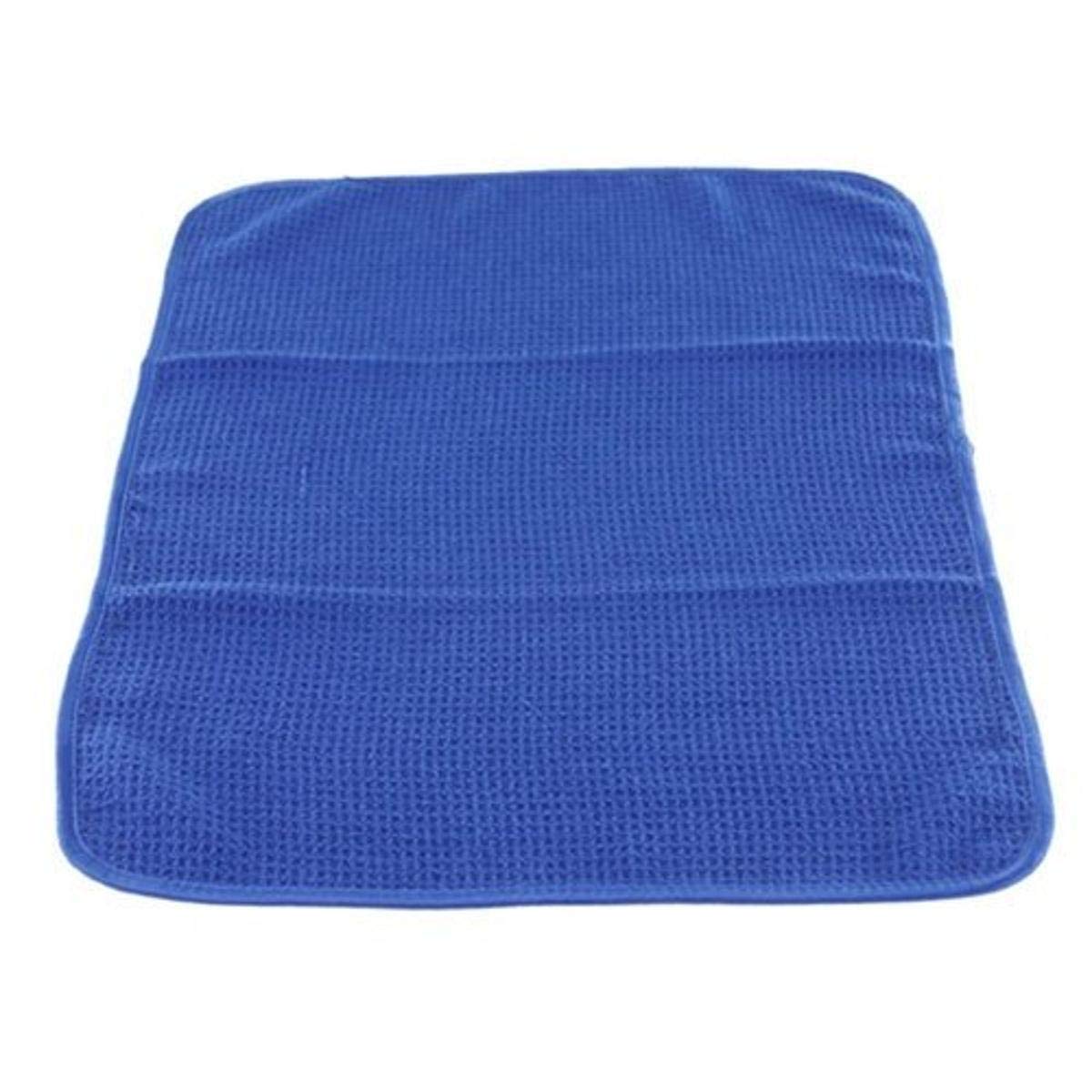 Chemical Guys Waffle Weave Towel For Home & Auto Glass, Windows, Mirrors & More, Blue (24 X 16 Inches).