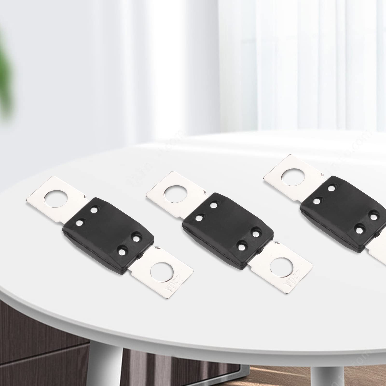 250A MEGA/AMG Fuses, 6 Pcs 250A MEGA/AMG High Current Fuse Bolt Down Auto Fuse Time Delay for Cars, Trucks, Construction Vehicle