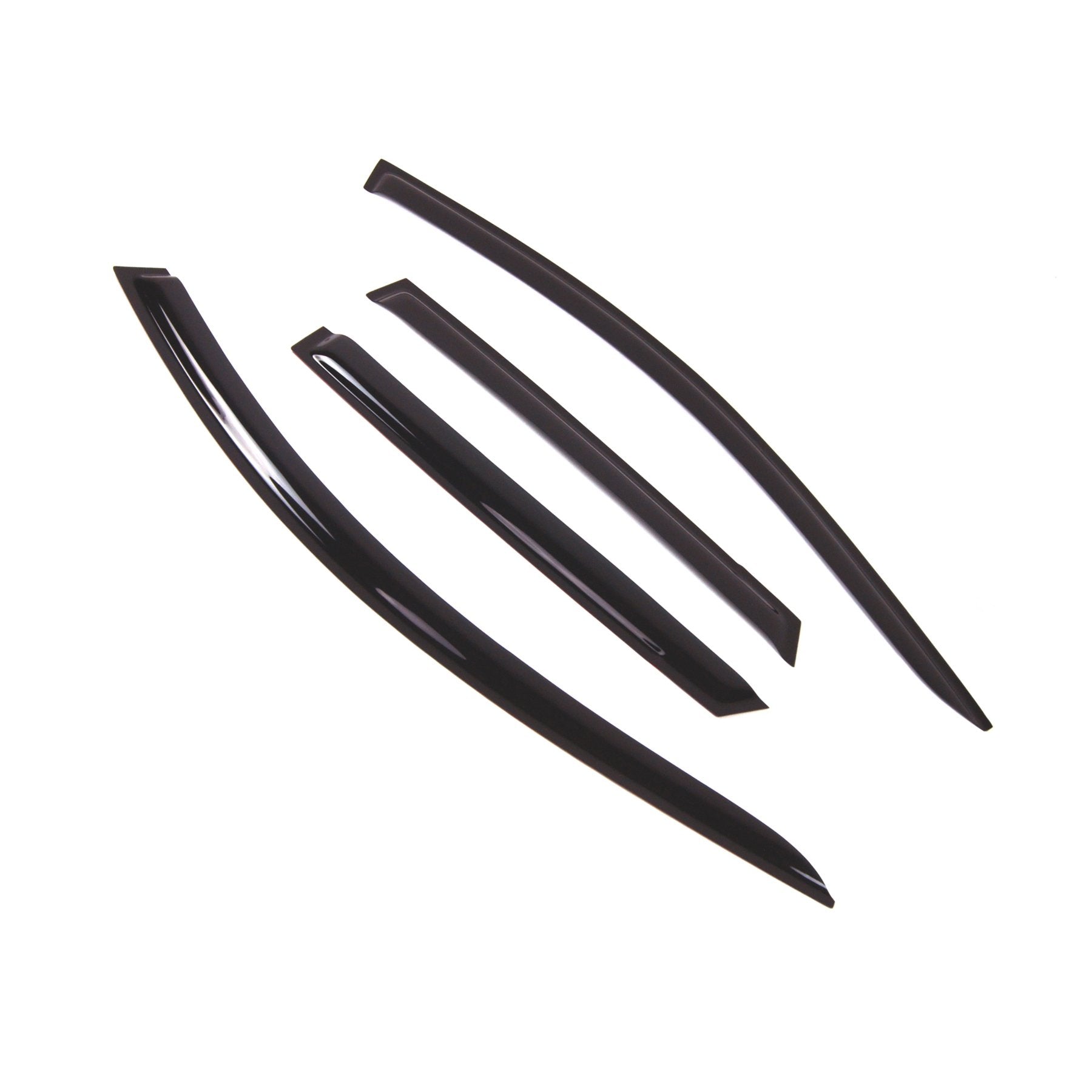 Tuningpros Outside Mount Window Vent Visors Rain Guards Compatible With Mazda Cx-5 2013-2017 | Side Window Wind Deflectors Rain