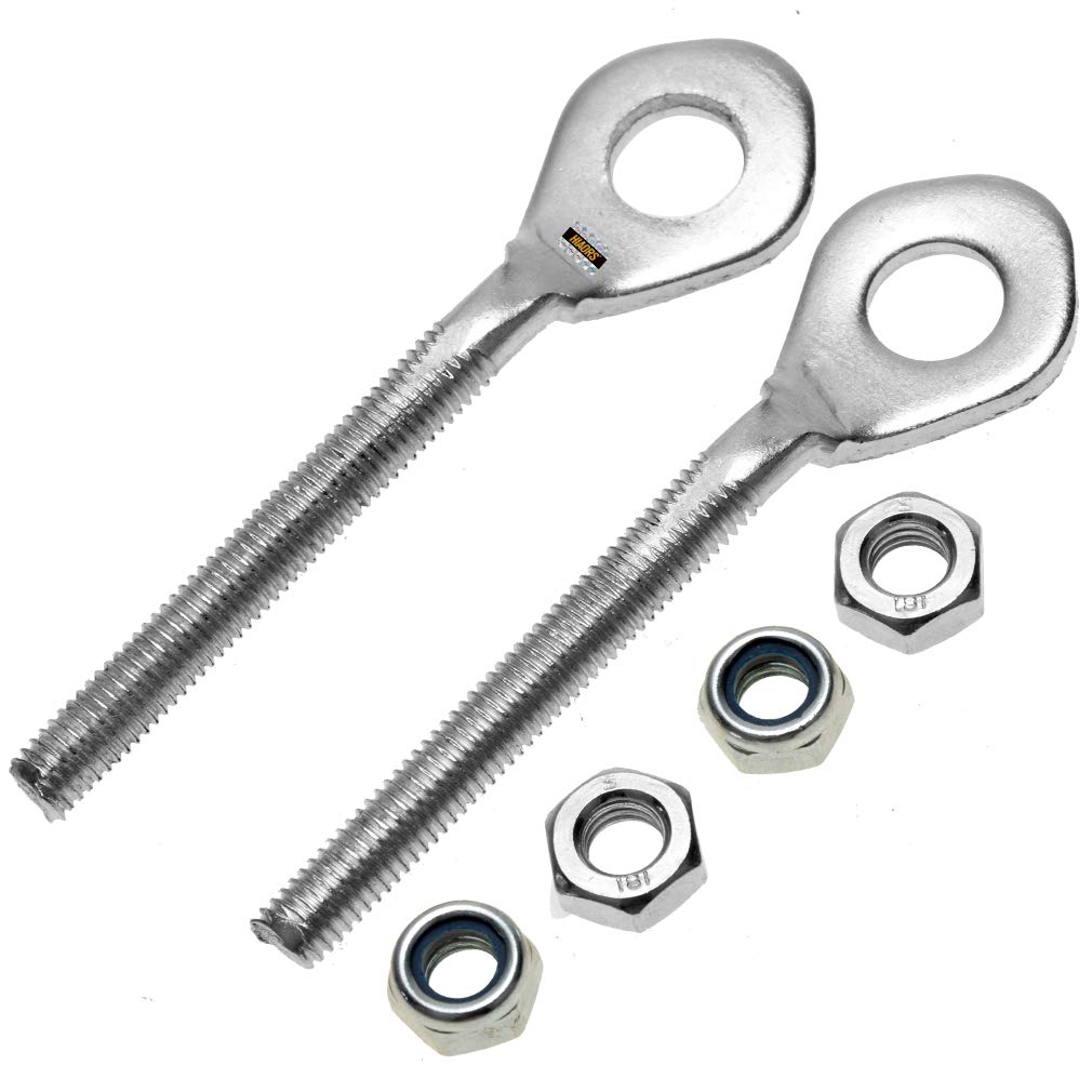 HIAORS Chain Axle Adjuster Adjusters for 50cc 70cc 90cc 110cc 125cc 250cc Buyang TaoTao Kazuma Chinese Coolster Kazuma Peace ATV