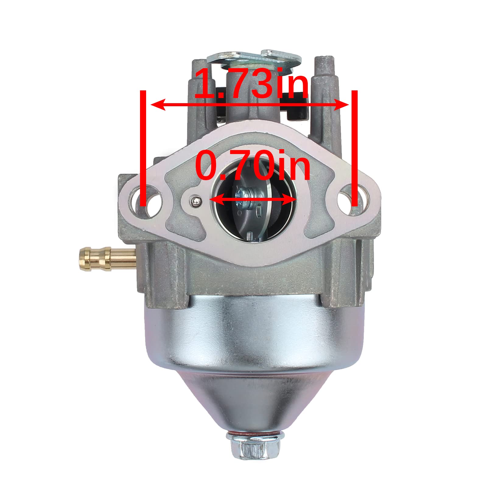 partszen Carburetor Assembly 16100-Z8B-911 H-onda GCV140 GCV160 GCV190 GC140 GC160 GC190 Push Pull Chock Carburetor with Fuel Li
