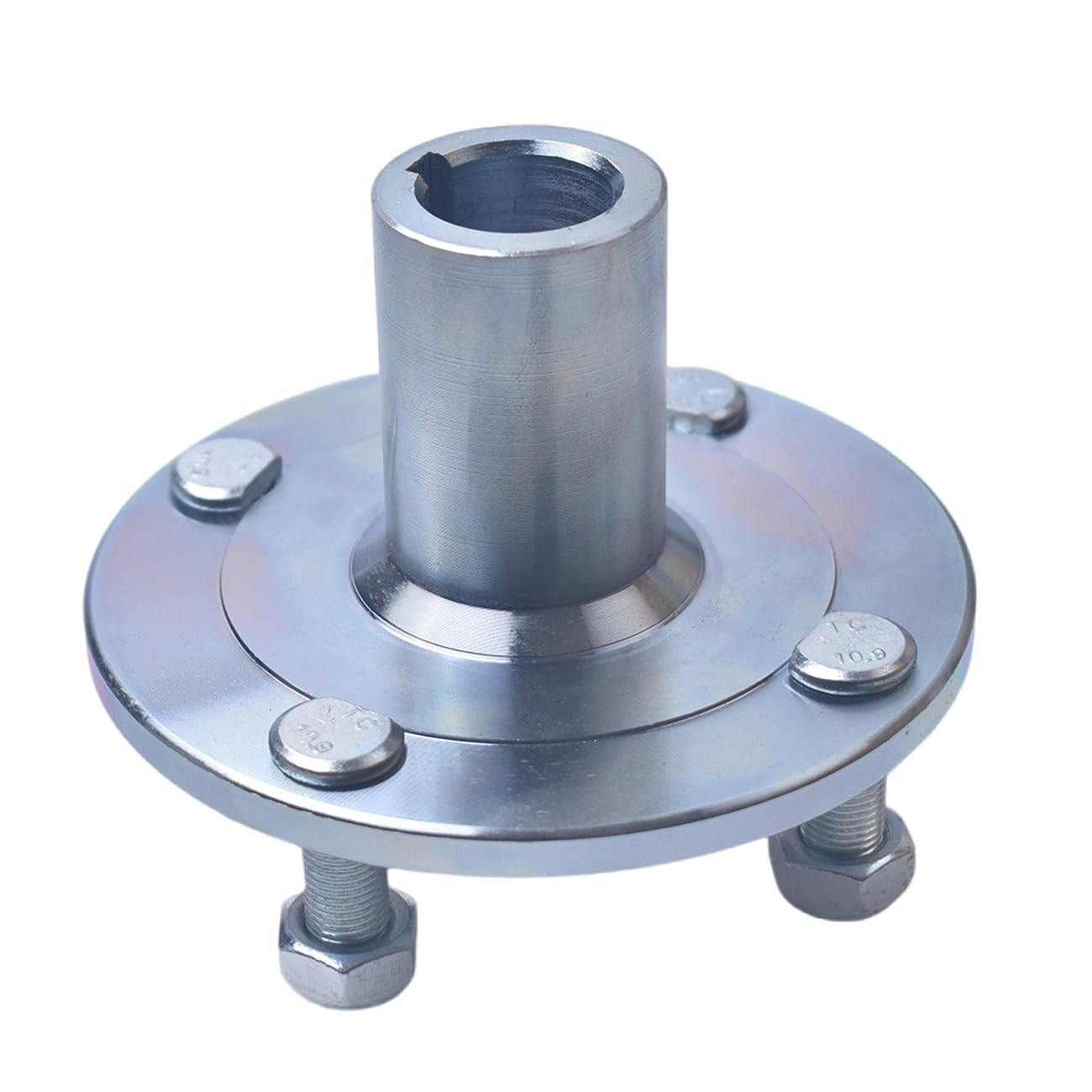 4' X 4' Go-Kart Live Axle Hub With 1' To 3/4' Step-Down - 1/4' Keyed Shaft, 8 Inch Rear Front Wheel, X4 Lug Set Kit(2Pcs)