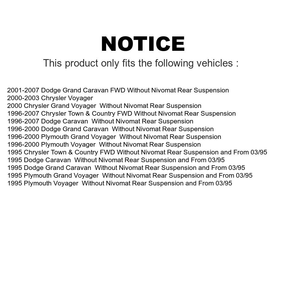 Tmc Rear Suspension Shock Absorbers Pair Replacement For Gmc Chevrolet Savana 2500 Express Tahoe K1500 Suburban Yukon K2500 Cadi