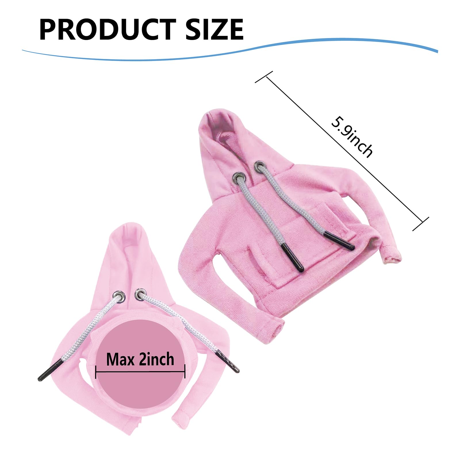 Ecdream Gear Shift Hoodie - Funny Pink Car Decor