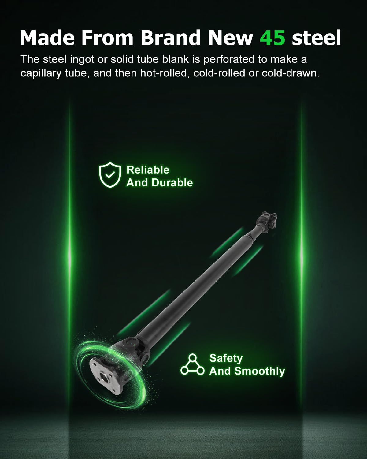 Scitoo?48.5''?Steel Rear Driveshaft Assembly Drive Shaft Prop Shaft For Toyota For 4Runner 1996-2000,Oe# 65-5020 936-796 655020