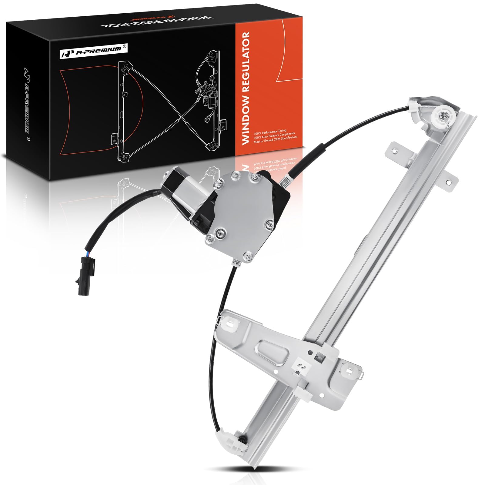 A-Premium Power Window Regulator With Motor Replacement For Jeep Grand Cherokee Wj 2001-2004 Front Left Driver Side