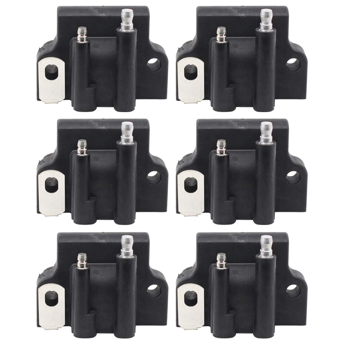 Applianpar Pack Of 6 Ignition Coil 582508 18-5179 183-2508 For Johnson Evinrude Outboard Engine