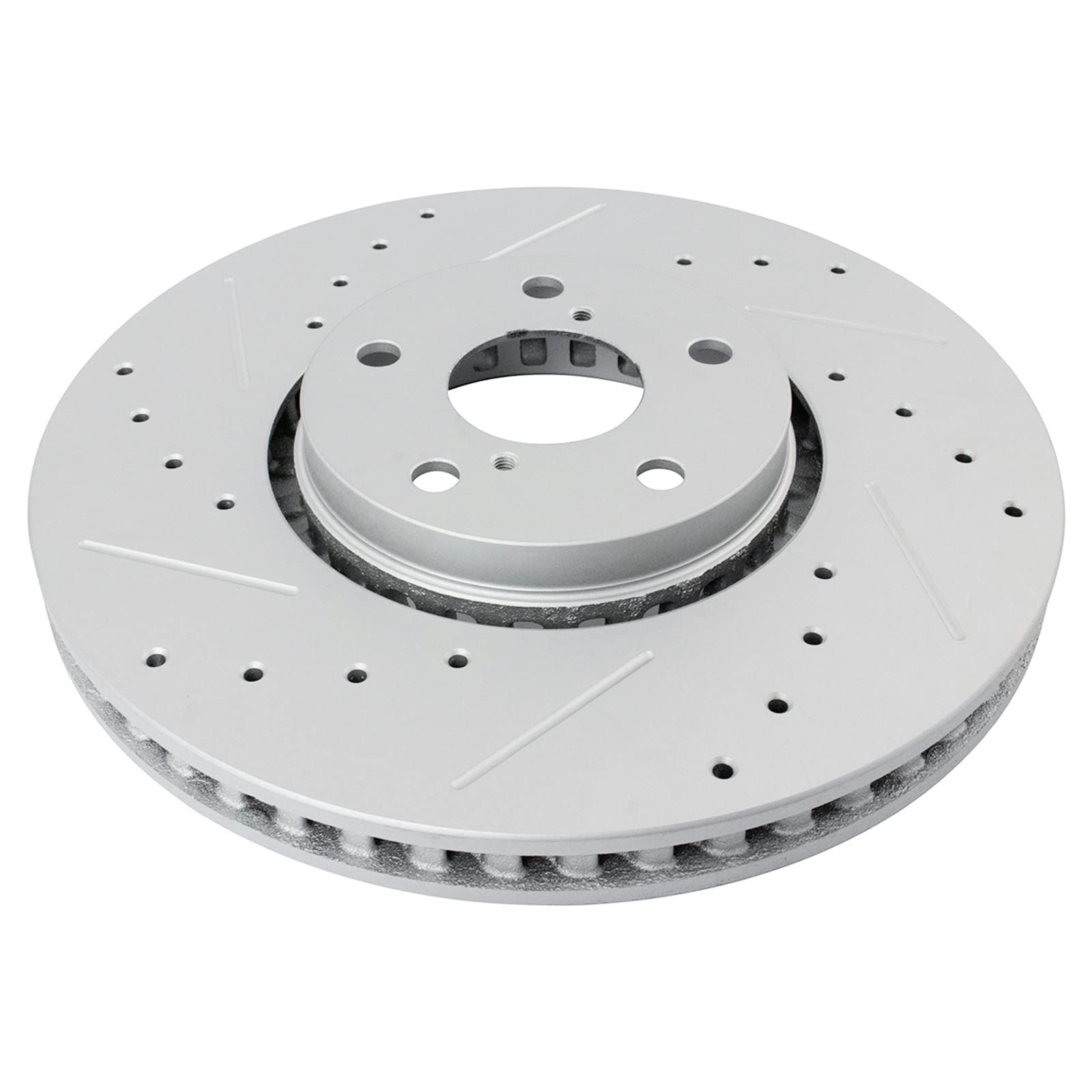 Trq Front Performance Brake Rotors Set Premium G-Coated Compatible With 2007-2011 Lexus Gs350 2006-2007 Gs430 Gs450H 2008-2011 G