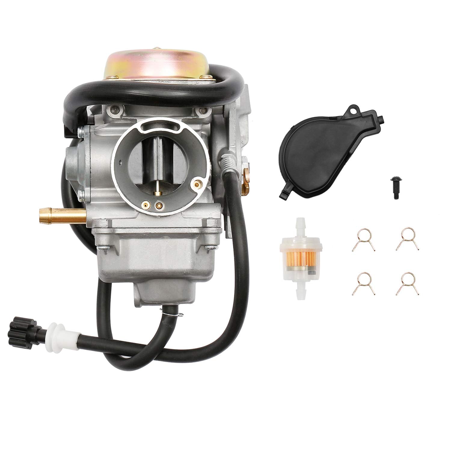 Eiger 400 Carburetor Compatible With Suzuki Lt-F400 2X4 / 4X4 (2002-2007),Suzuki Lt-A400 2X4 & Lt-A400F 4X4(2002-2003)| Oem Replacement Part #13200-38Fcv