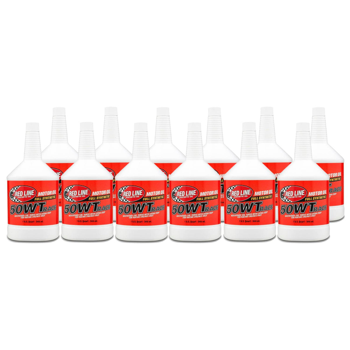 Red Line 10504 50Wt Racing Oil Synthetic - Quart (12 Pack)