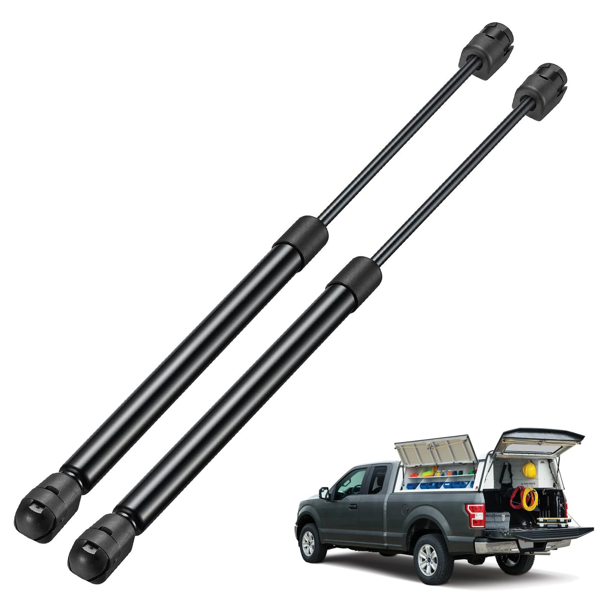 Bdfhyk C16-17229 16Inch 10Lbs (45N) Gas Shocks Struts Lift Support For Leer Are Snugtop Camper Shell Truck Topper Rear Window Tr