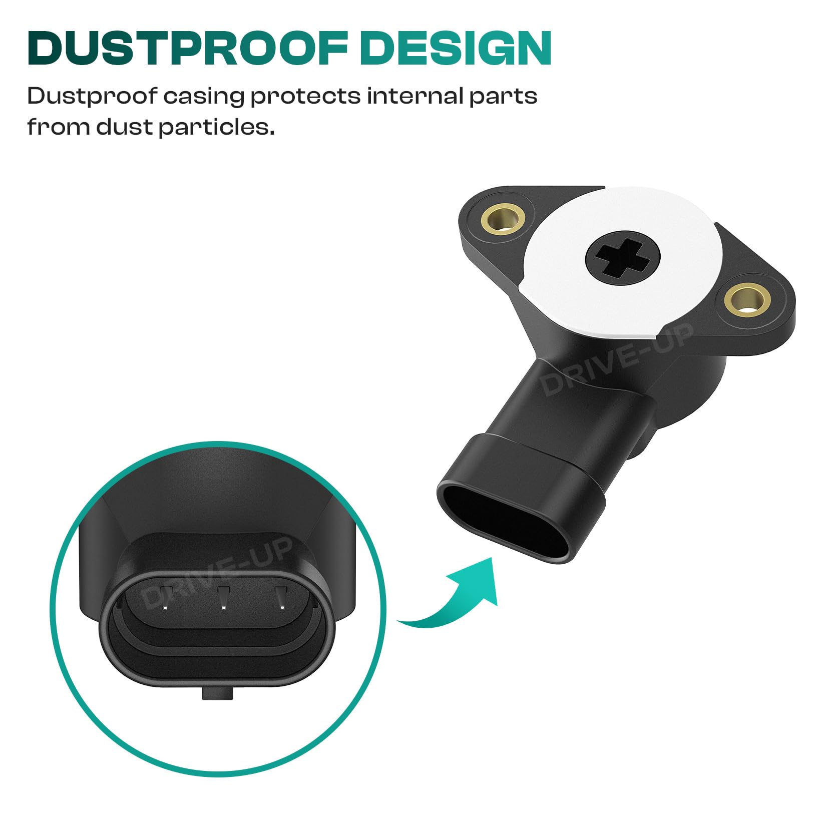 Drive-Up Accelerator Position Sensor For Ezgo Rxv 2008-Up Electric Golf Cart 600019