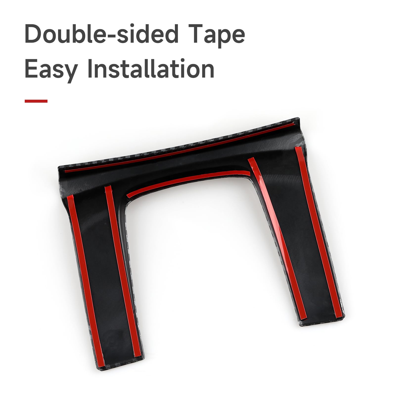 BRMYL Car Gear Shift Panel Decals for 2016 2017 2018 2019 2020 2021 Honda Civic Accessories 10th Gen ABS Carbon Fiber Interior S