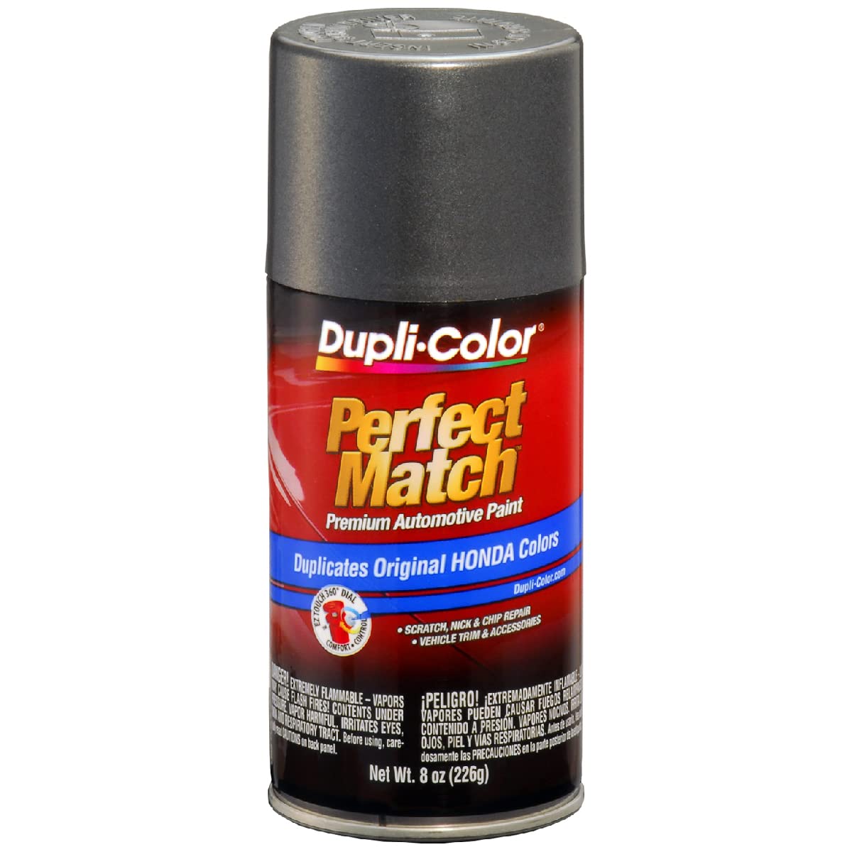 Dupli-Color Ebha09287 Perfect Match Automotive Spray Paint “ Honda Graphite Grey Metallic, Nh91M “ 8 Oz. Aerosol Can