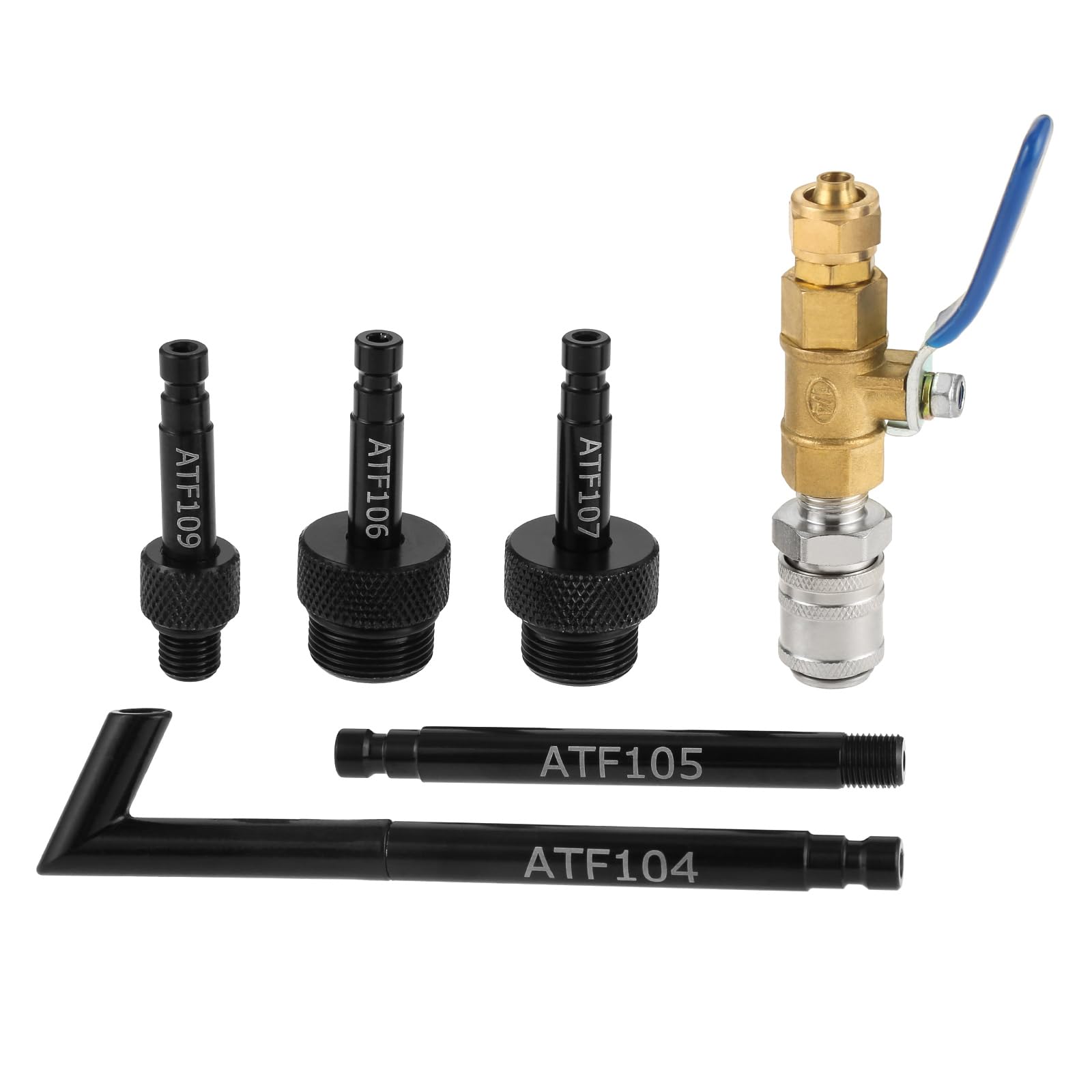 Yhxgljdka Transmission Automatic Fluid Oil Filling Filler Adapter Include Metal Dispenser With Shut Off Valve Compatible With Vw Audi 09G 01J 722.9 Cvt Dsg Atf Benz 722.9