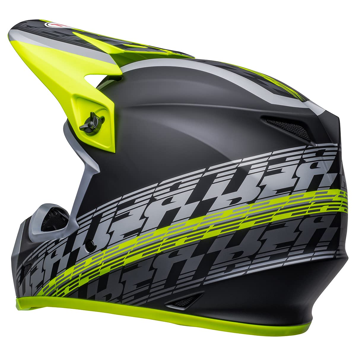 Bell Mx-9 Mips Dirt Helmet (Offset Matte Black/Hi-Viz Yellow - X-Large)