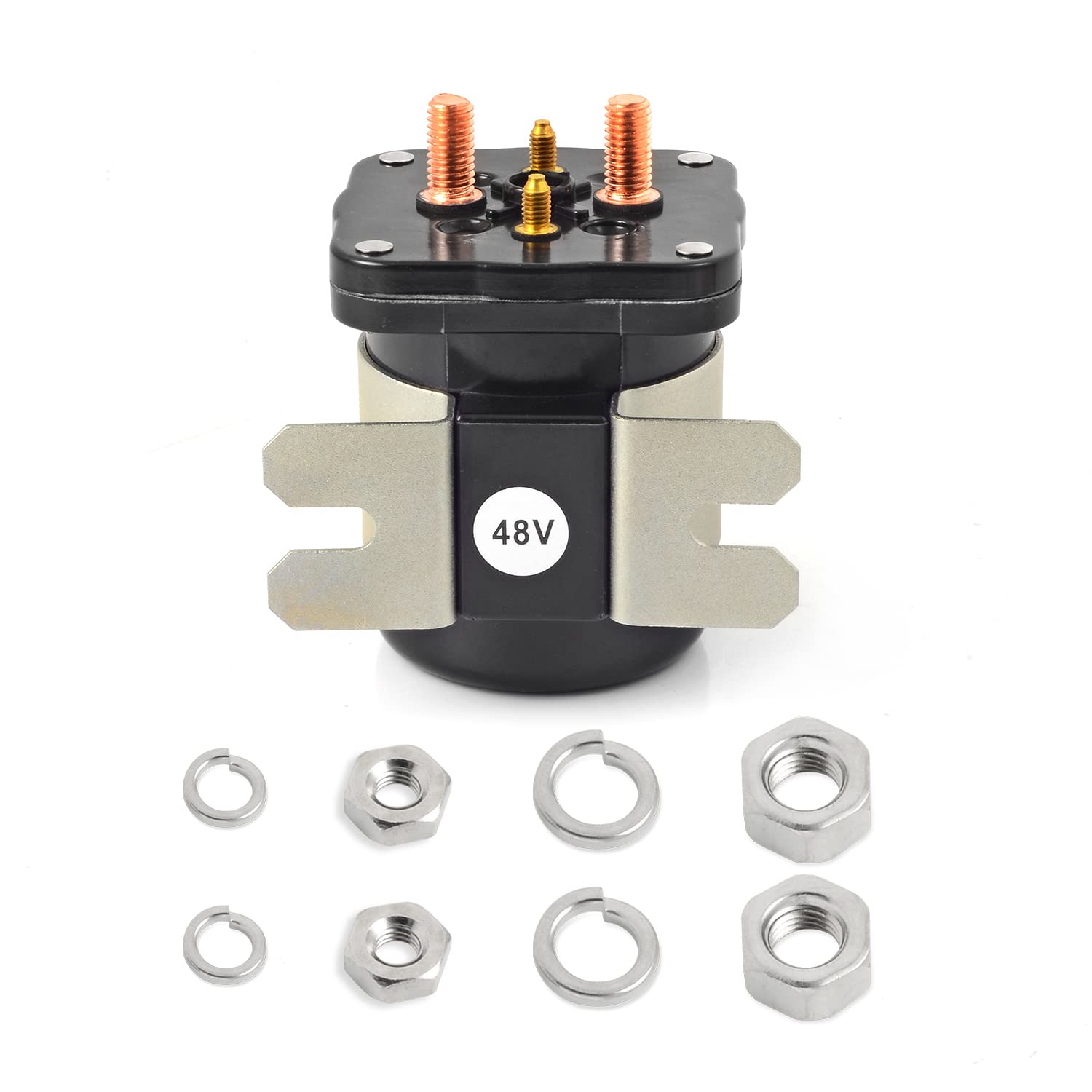 Moto1988 48 Volt 4 Terminal Starter Solenoid Relay For Yamaha 1996-2007 Golf Cart G19-E G22-E Ydre 1995-1998 Club Car Ds & Prece