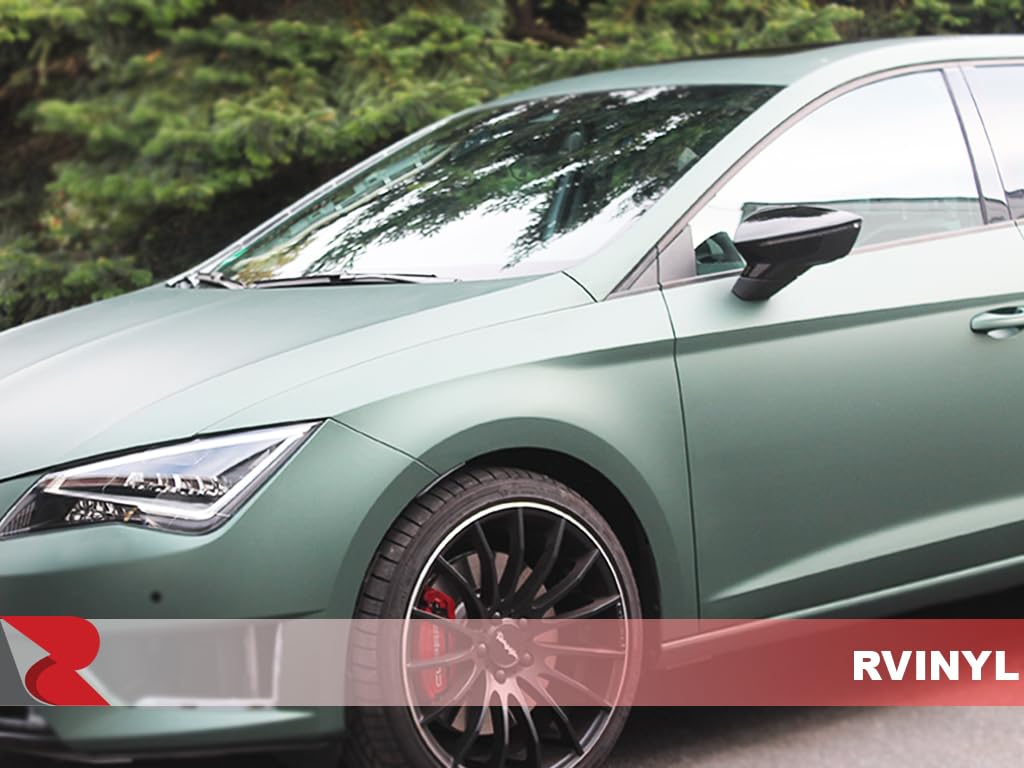 3M 2080 M206 Matte Pine Green Metallic (5Ft X 6In) Vinyl Wrap Film Sheet With Air-Release For Cars, Trucks & More (2.5Sq Ft Roll