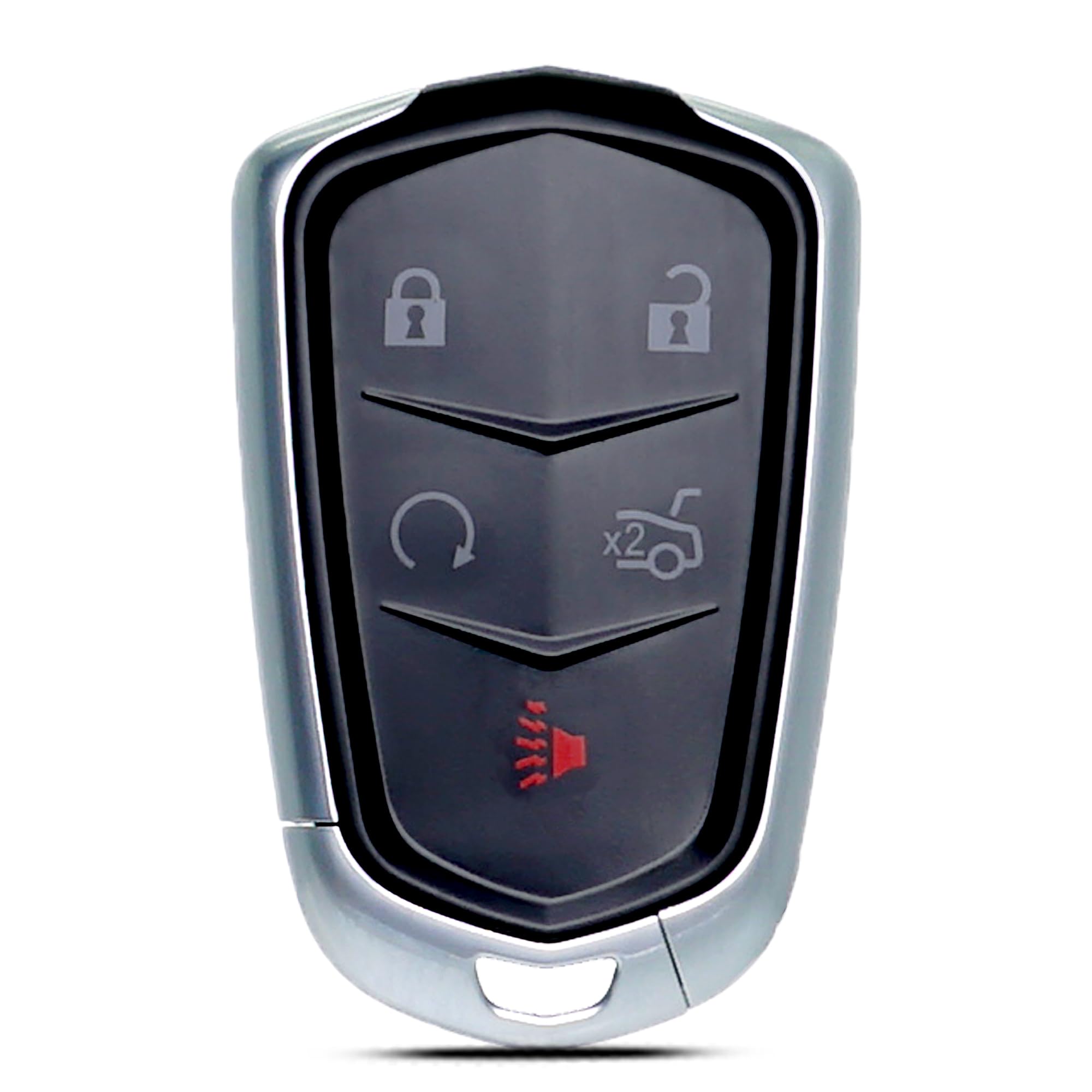 SUPALAND Key Fob Shell Case Replacement Fits for Cadillac ATS ATS-v CTS CT6 XTS XT5 XT4 XT6 SRX 2014 2015 2016 2017 2018 2019 20