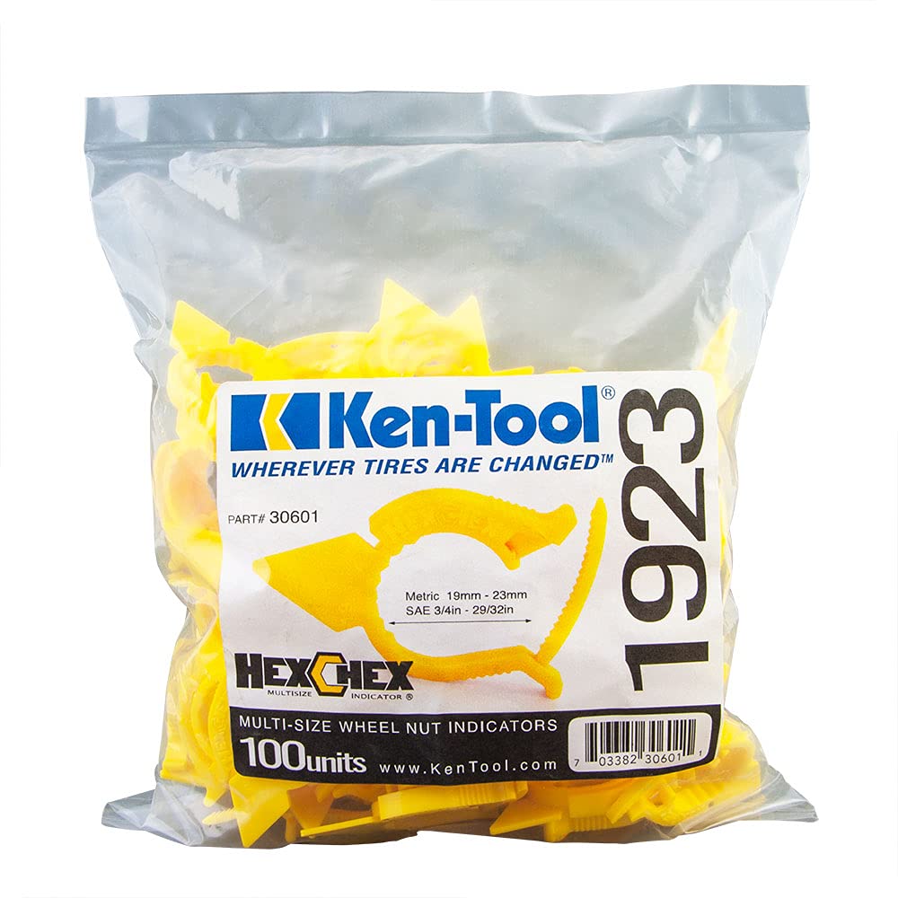 Ken-Tool - 100Pk Hexchex 19-23Mm Wheel Nut Indicator (30601)