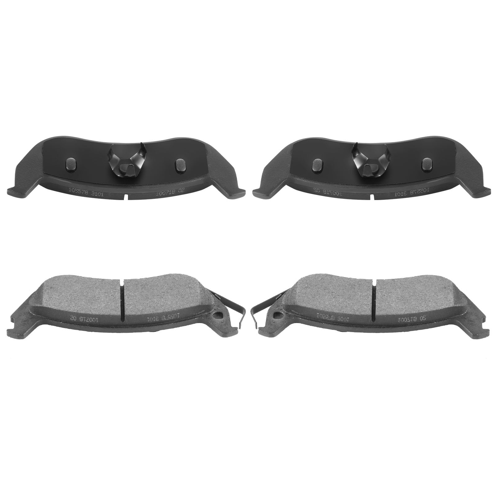Automuto 4Pcs Rear Semi-Metallic Disc Brake Pads Set D932 For Ford Crown Victoria Ranger For Lincoln Town Car For Mazda B2300 Fo