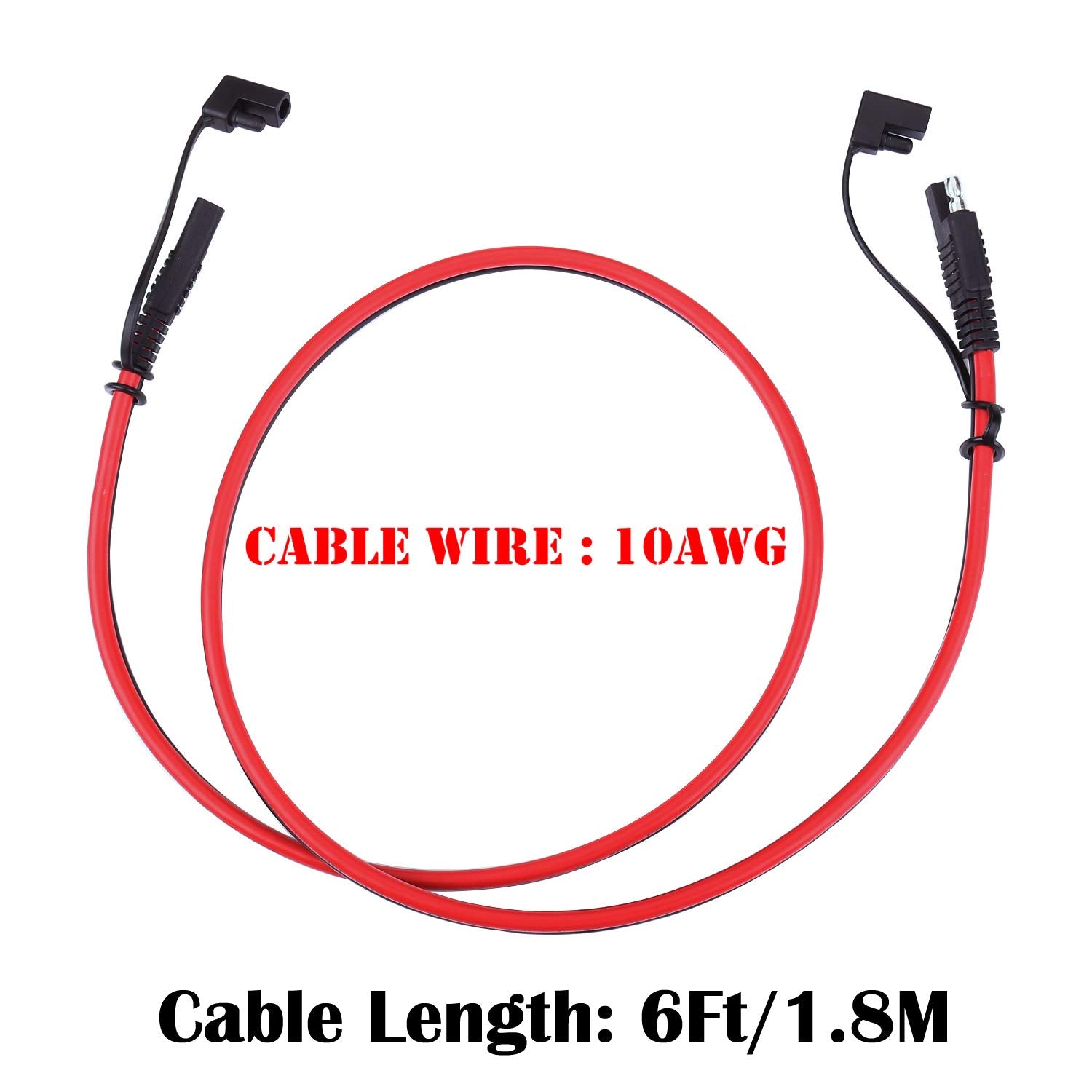 Igreely Sae Extension Cable 10Awg Sae To Sae Quick Disconnect Wire Harness Sae Connector Solar Panel Extension Cable For Trollin