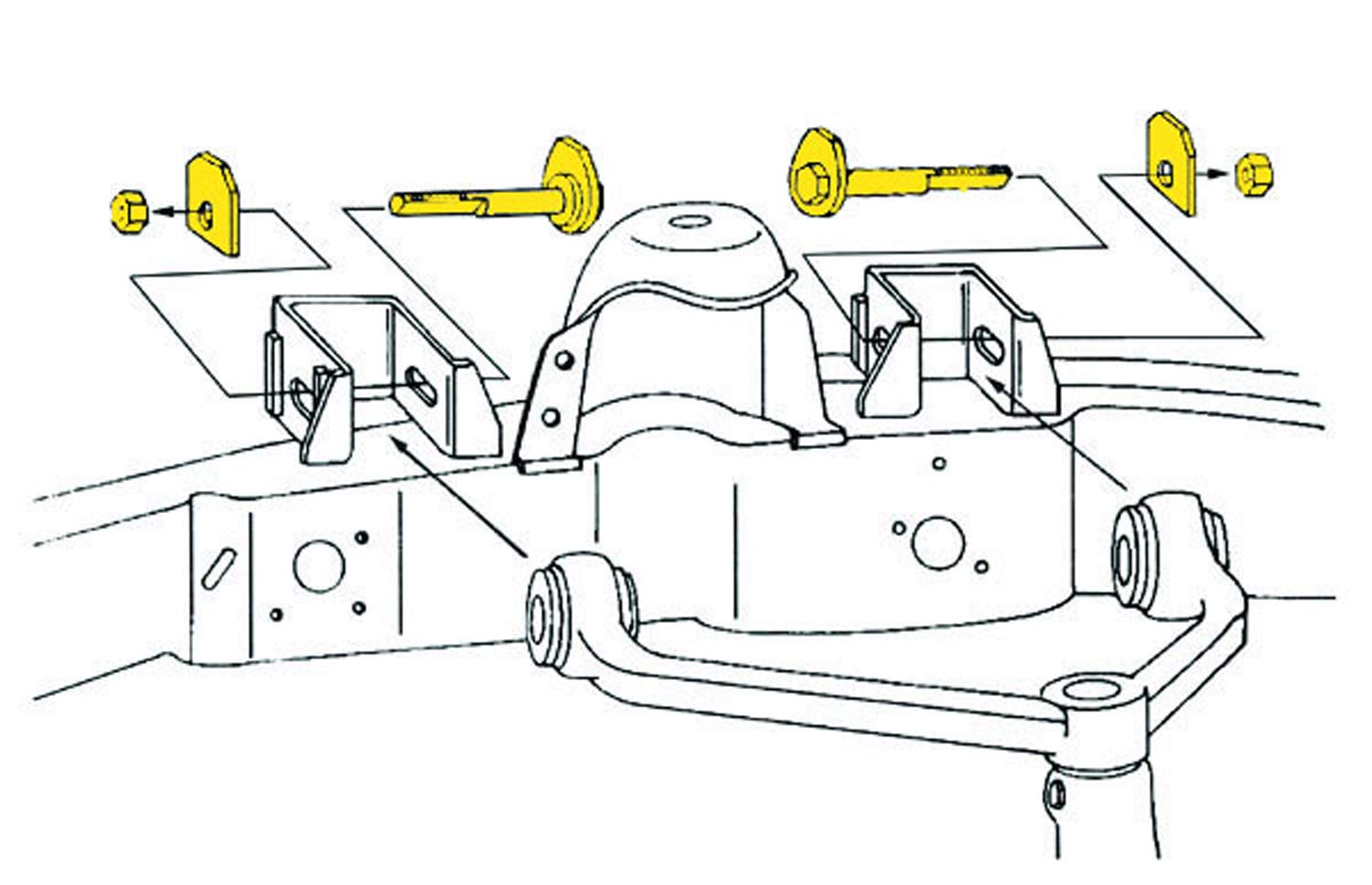 Moog K80065 Alignment Caster / Camber Kit For Ford Ranger