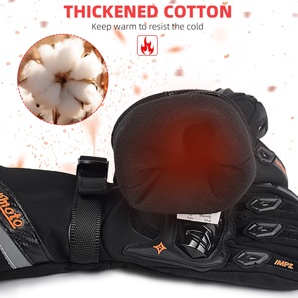 mjmoto Motorcycle Gloves Windproof Waterproof Guantes Moto Women Motorbike Riding Gloves Touch Screen Moto Motocross Gloves Wint