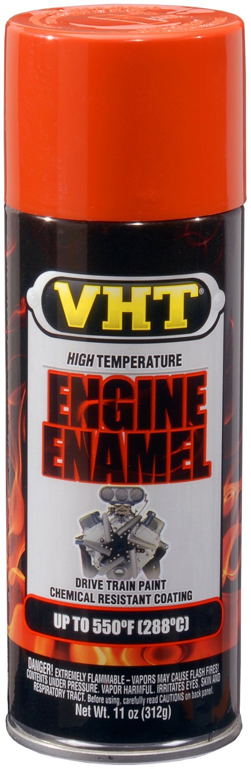 Vht Sp120-6Pk 550 Engine Enamel High Heat Spray Paint - Chrysler Hemi-Orange- 11 Oz. Aerosol Can, Pack Of 6