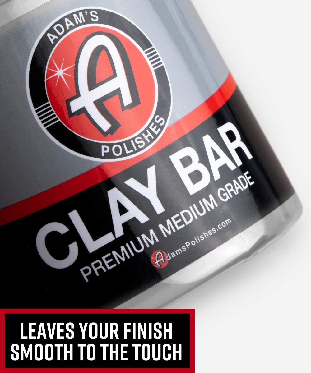 Adam 's Polishes Medium Grade Clay Bar Detailing Kit