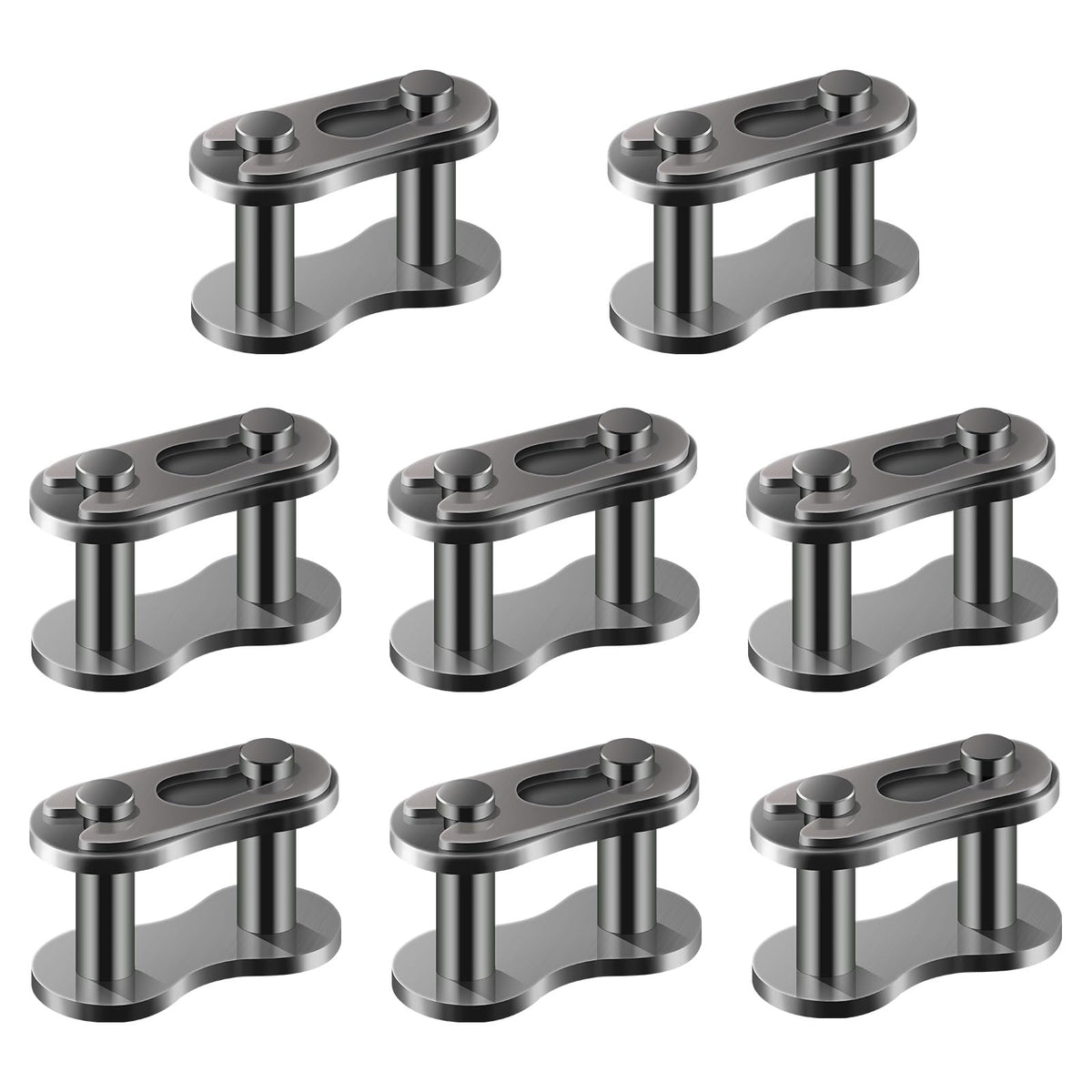 8Pcs #520 Chain Master Link, Heavy Duty Master Link For Chain With O Ring Chain Connector Link For Motorcycle Dirt Bike Pitpro