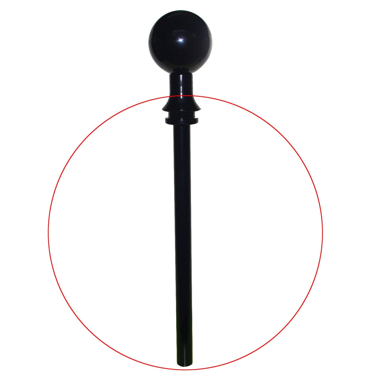 Pursuestar 10 Inch Black Aluminum Shift Knob Extender Extension For 5 6 Speed Manual Gear Shifter Lever 12X1.25