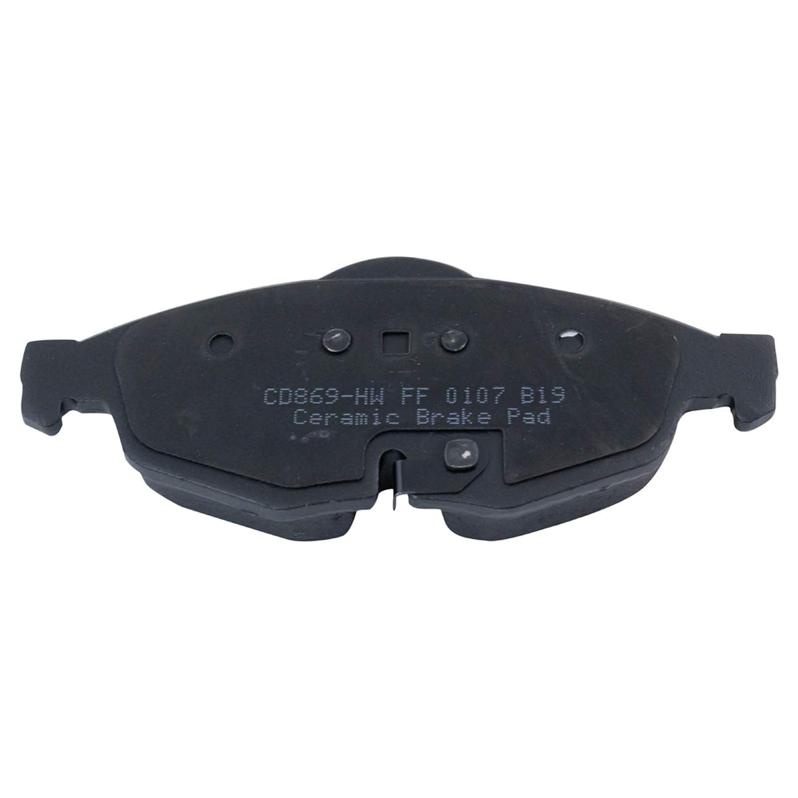 TRQ Front Brake Pads Ceramic Compatible with 2002-2004 Chrysler 300M 2001-2006 Sebring Dodge Stratus