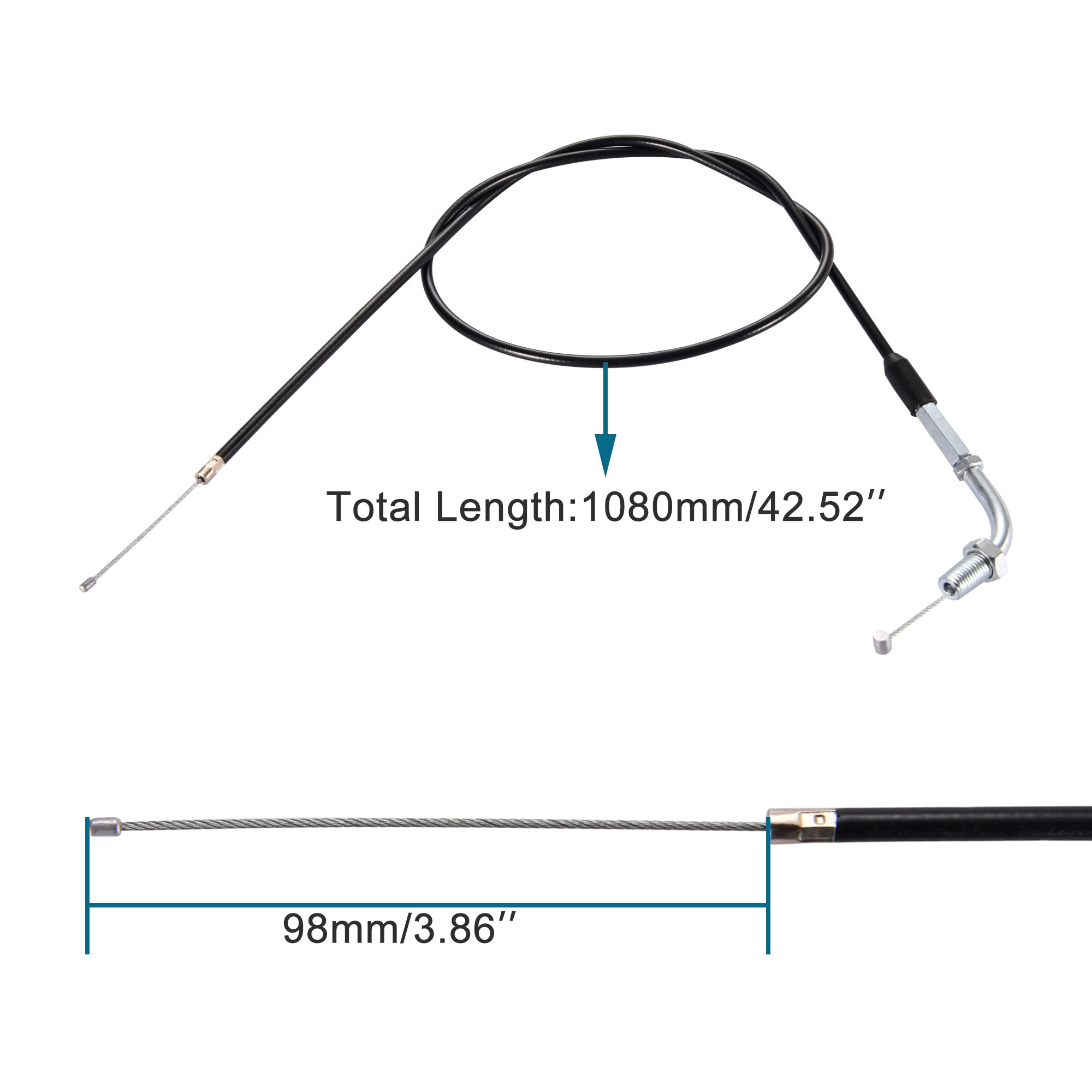 GOOFIT 42.52'' Throttle Cable for 125cc 150cc 200cc 250cc Dirt Bike