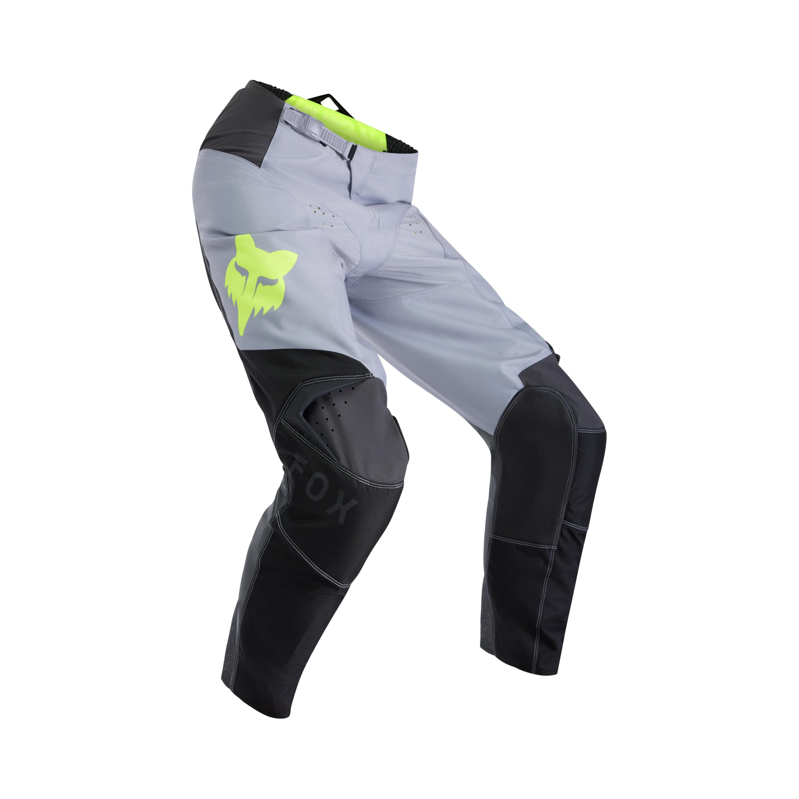 Fox Racing Mens 180 Motocross Dirt Bike Pant, Black/Yellow, 34