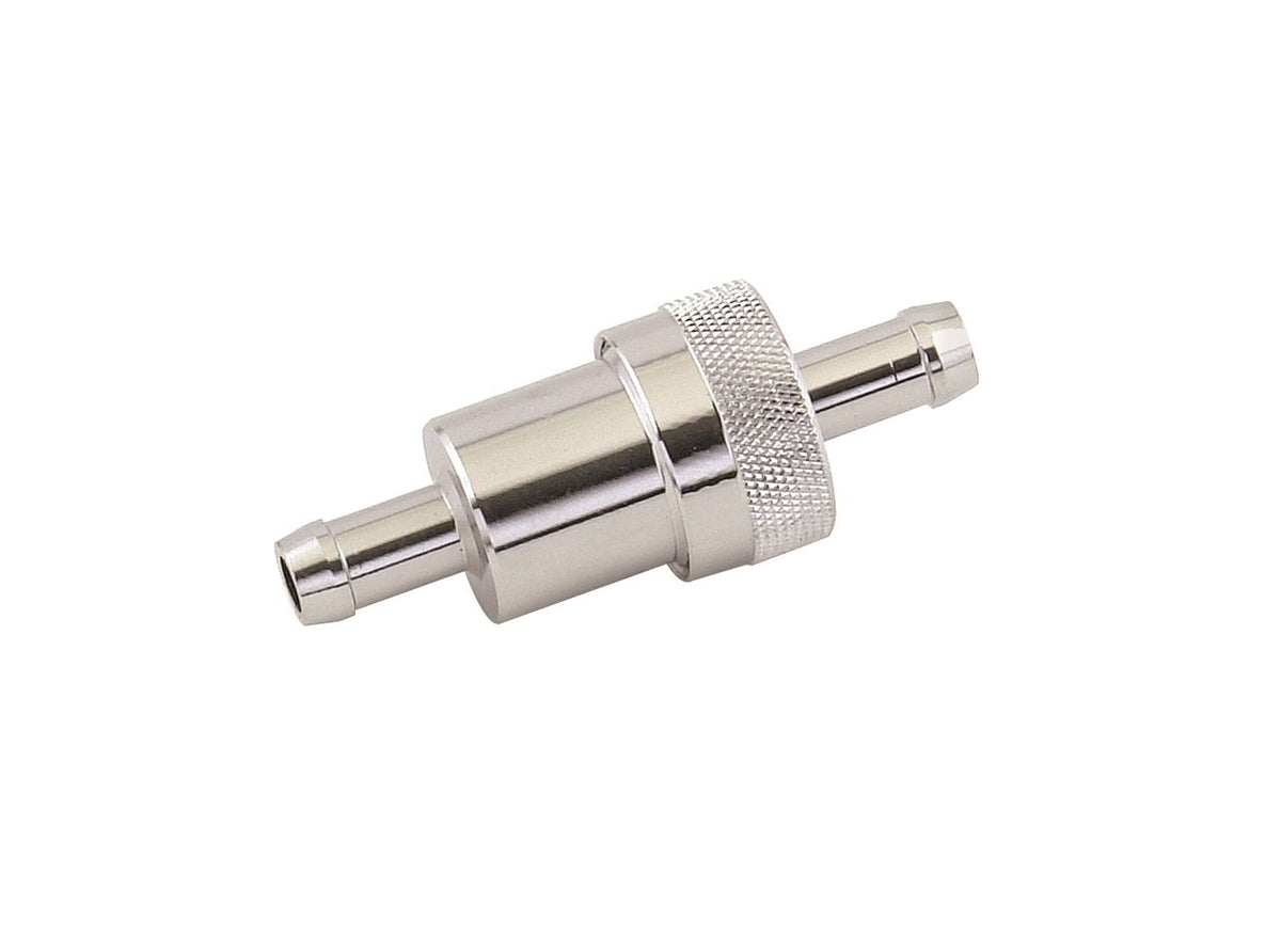 Mr. Gasket Chrome Alum Fuel Filter 3/8"