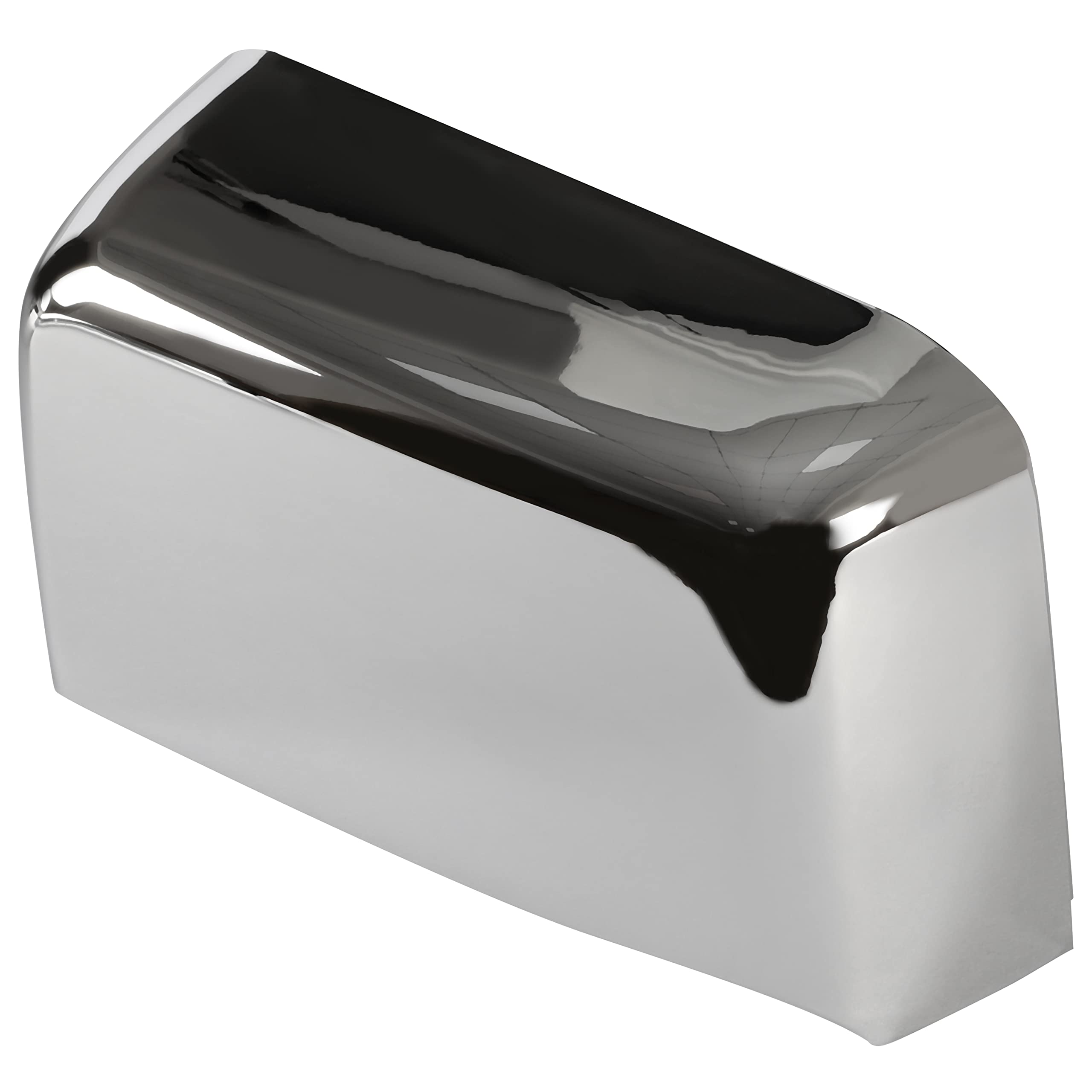 ECOTRIC Chrome Tow Mirror Cap Cover Compatible with 2014-2019 GM Chevy Silverado GMC Sierra Pickup Truck Replacement For 23444125, 23444126, 23444119, 23444120 Pair Triple Chrome Plated