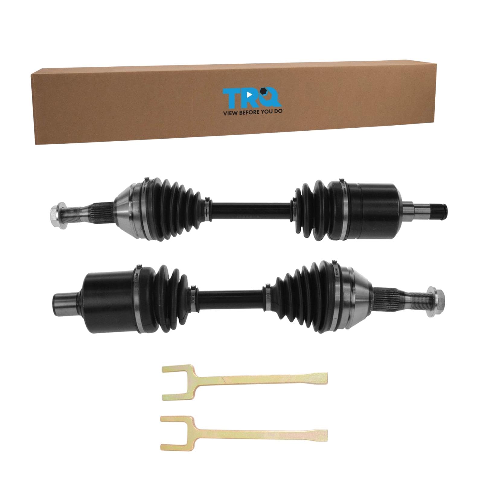 TRQ Front CV Axle Shaft Assembly Pair with Removal Tool for Grand Prix Impala Regal