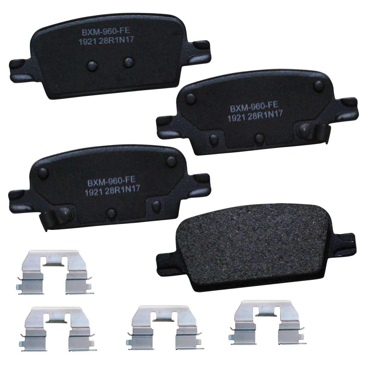 Bendix Premium Sbm1921 Semi-Metallic Rear Brake Pads For Chevrolet Malibu 2021-2016