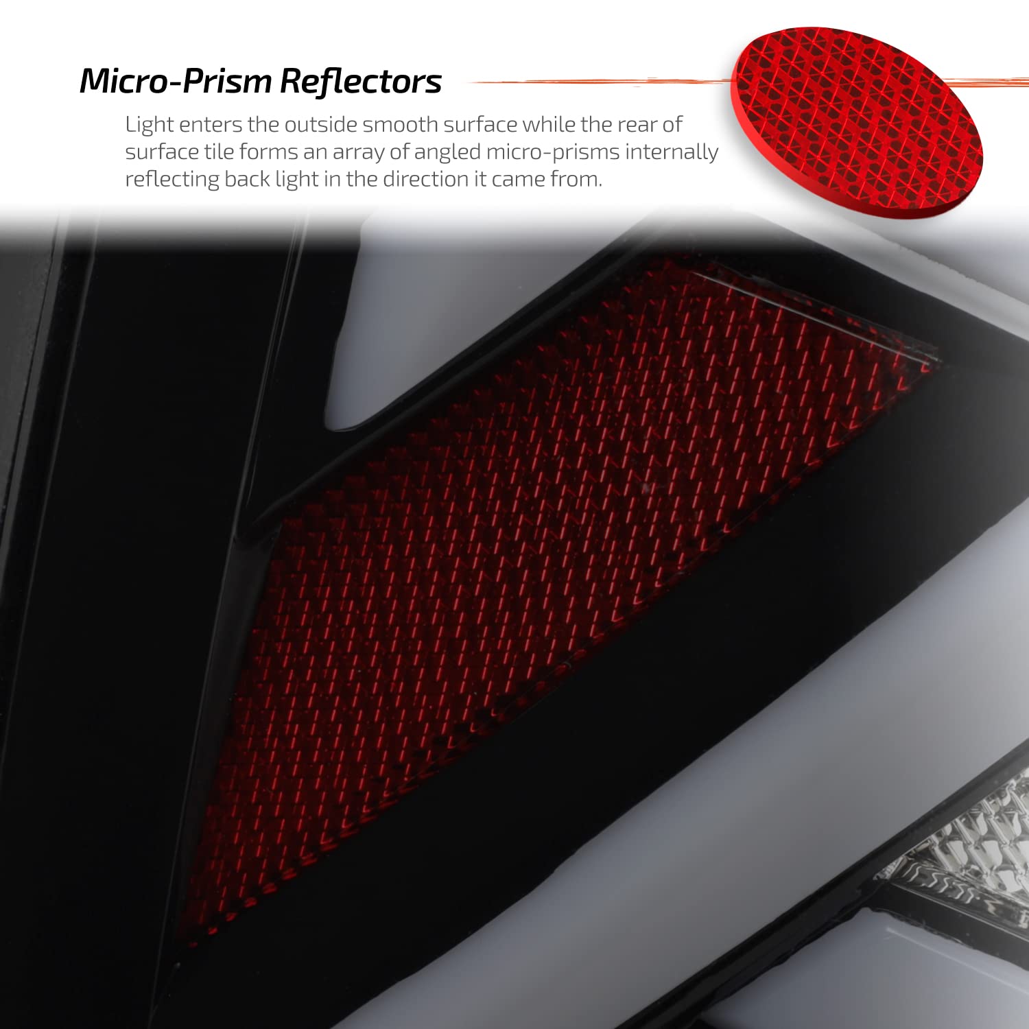 Akkon - Fits 2009-2018 Dodge Ram 1500 2500 3500 Truck 3D Led Black Smoked Tail Lights Pair Driver Left + Passenger Right