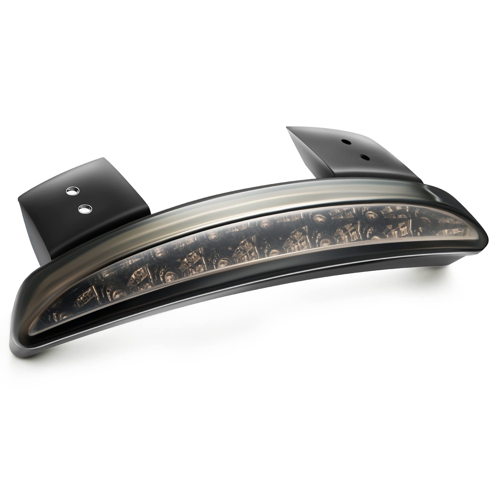 Ankia 5 Wires Motorcycle Chopped Rear Fender Edge Led Brake License Plate Tail Light Stop Running Light Turn Signal Lamp For Harley Sportster Xl883N 1200N Xl1200V Xl1200X (Smoked Black)