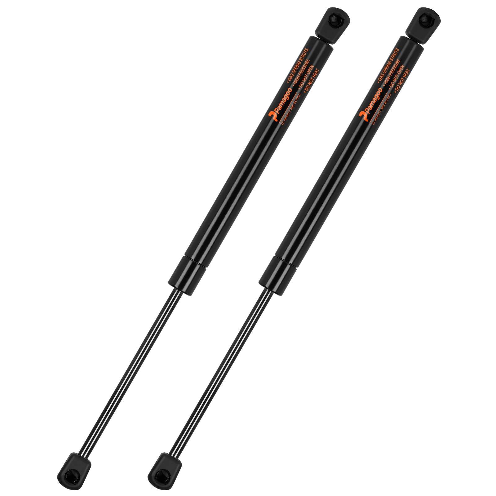 C16-23833 19 Inch 18.5 Inch 100 Lbs Gas Strut Shocks For A.R.E Leer Camper Shell Tonneau Cover Travel Trailer Topper Canopy Glas