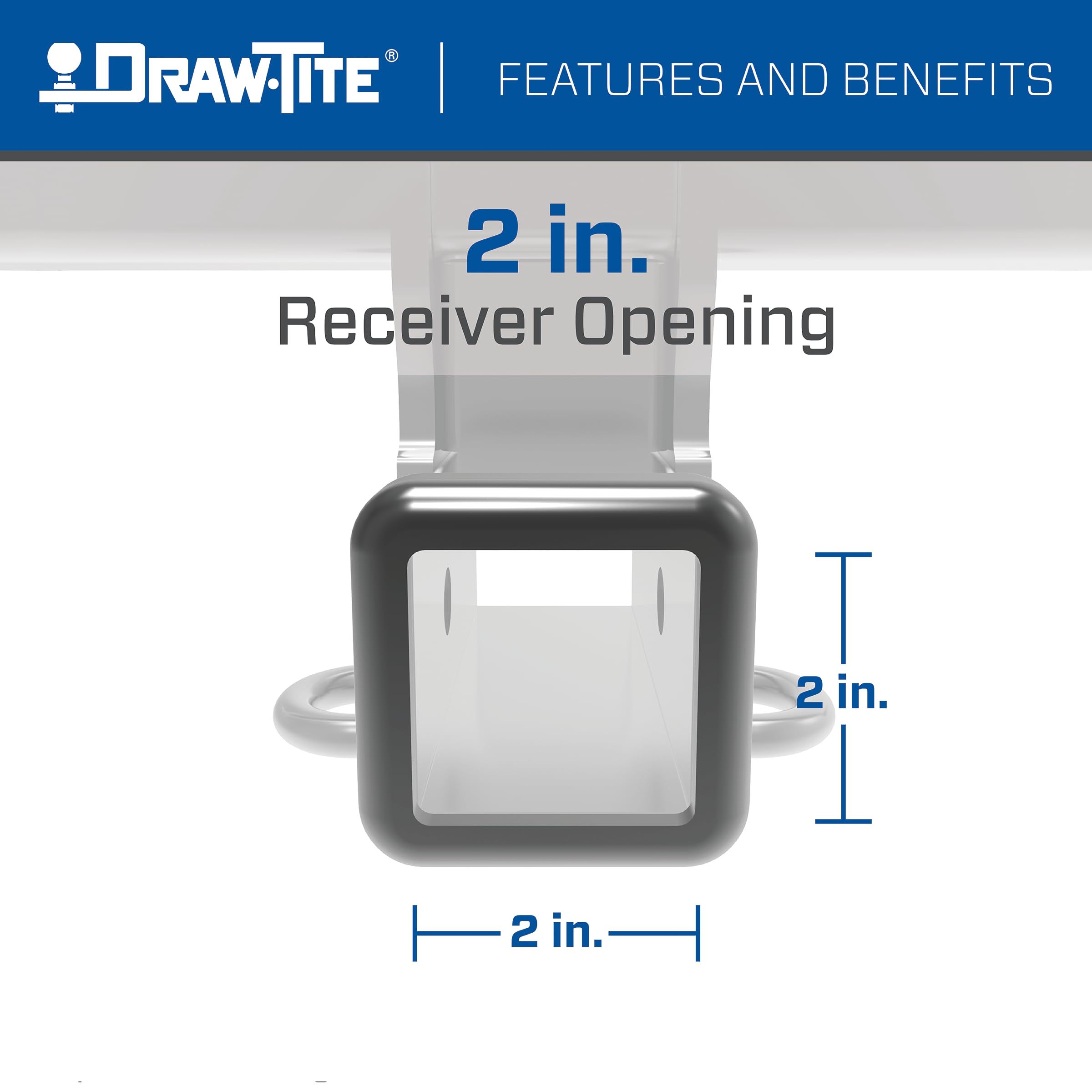 Draw-Tite 76128 Class 3 Trailer Hitch, 2 Inch Receiver, Black, Compatible With 2017-2021 Honda Cr-V (Pack Of 1)