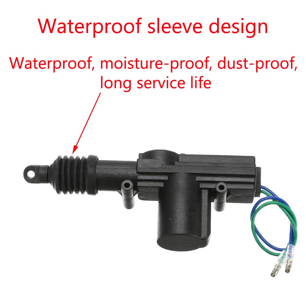 Esupport Universal Car Heavy Duty High Power Door Lock Actuator 2 Wire 12V Pack Of 2