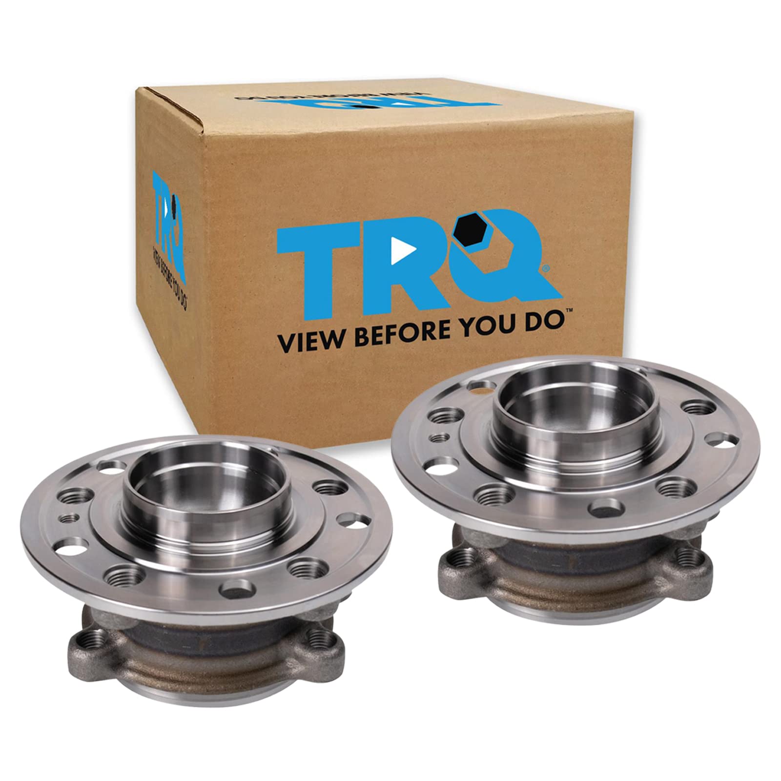 Trq Front Wheel Bearing & Hub Assembly Set Compatible With 2015-2018 Mercedes-Benz