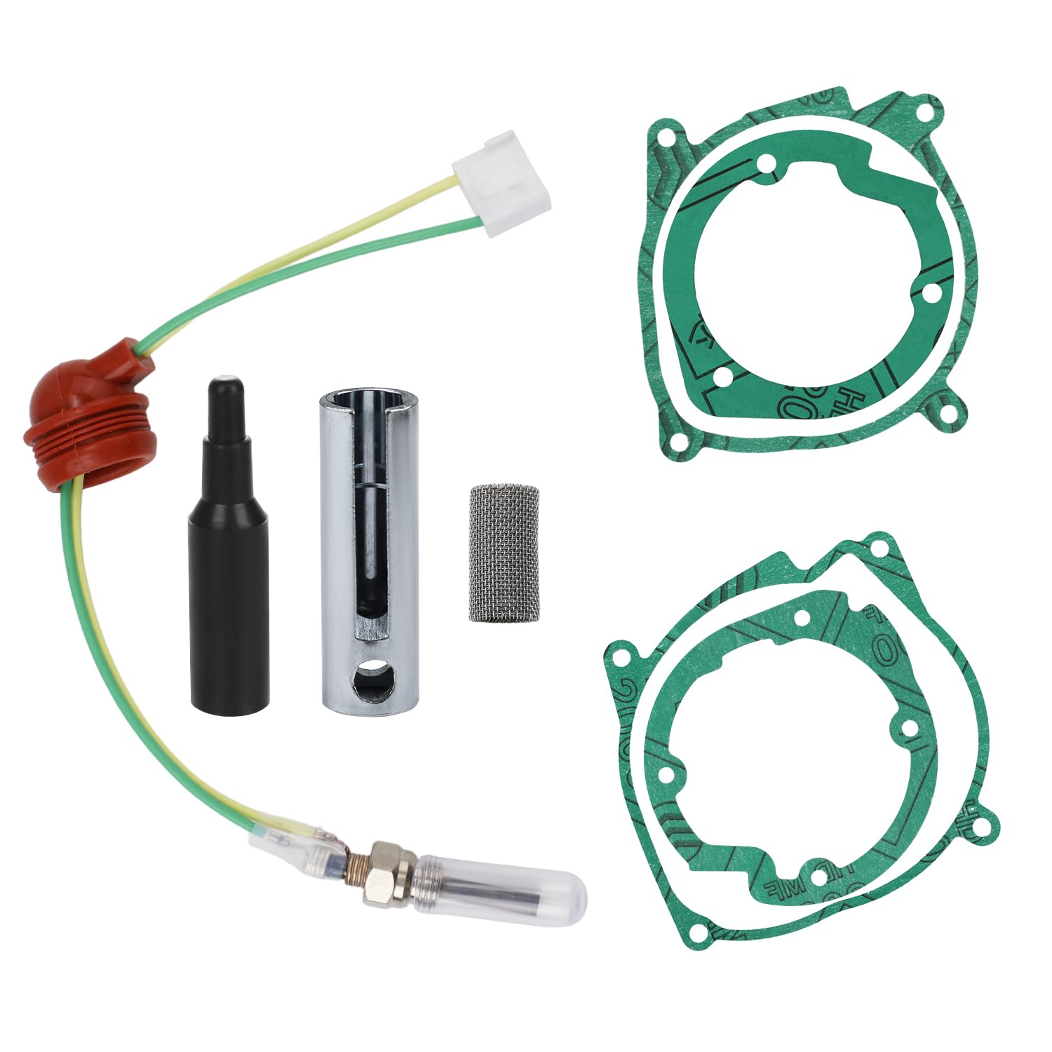 Glow Plug Repair Kit, 8pcs Diesel Parking Heaters 12V 2KW 5KW 8KW Glow Plug Ceramic Glow Plug Heater Repair Parts Glow Ignition 