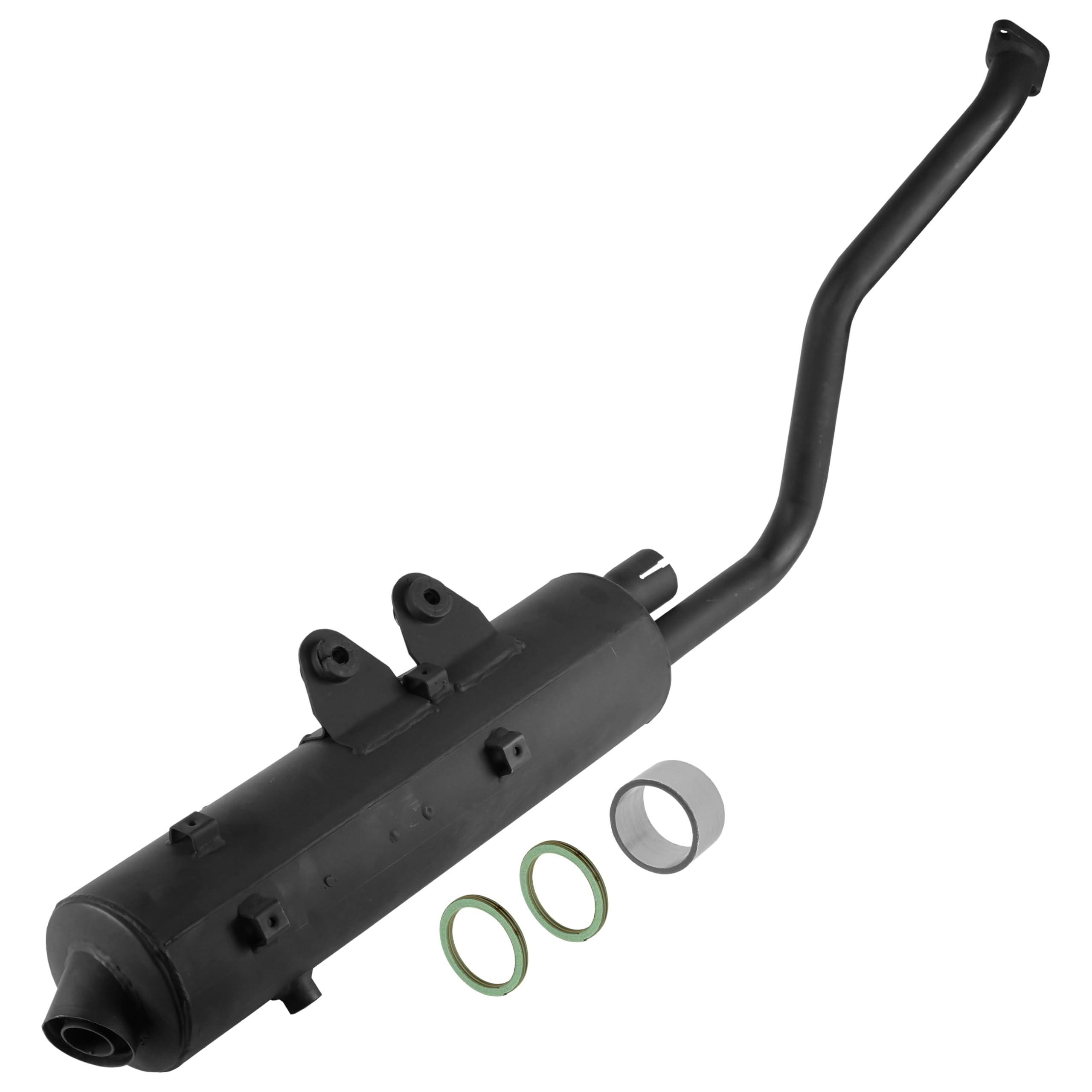 Caltric Muffler with Gasket Compatible with Kawasaki Prairie 700 Kvf700 A B D 4X4 2004 2005 2006