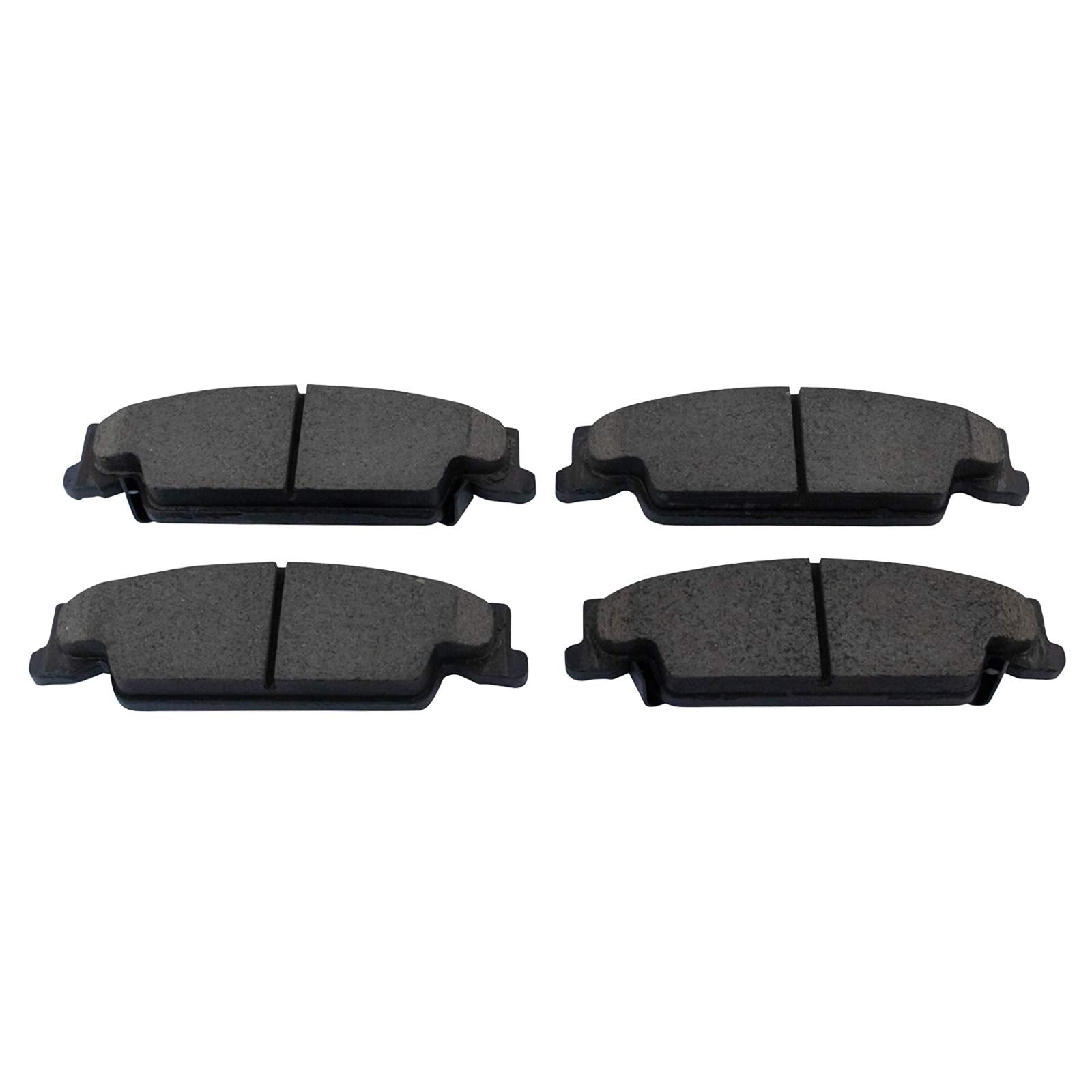 Trq Rear Brake Pads Ceramic Compatible With 2003-2007 Cadillac Cts 2005-2011 Sts 2005-2008 Pontiac Grand Prix