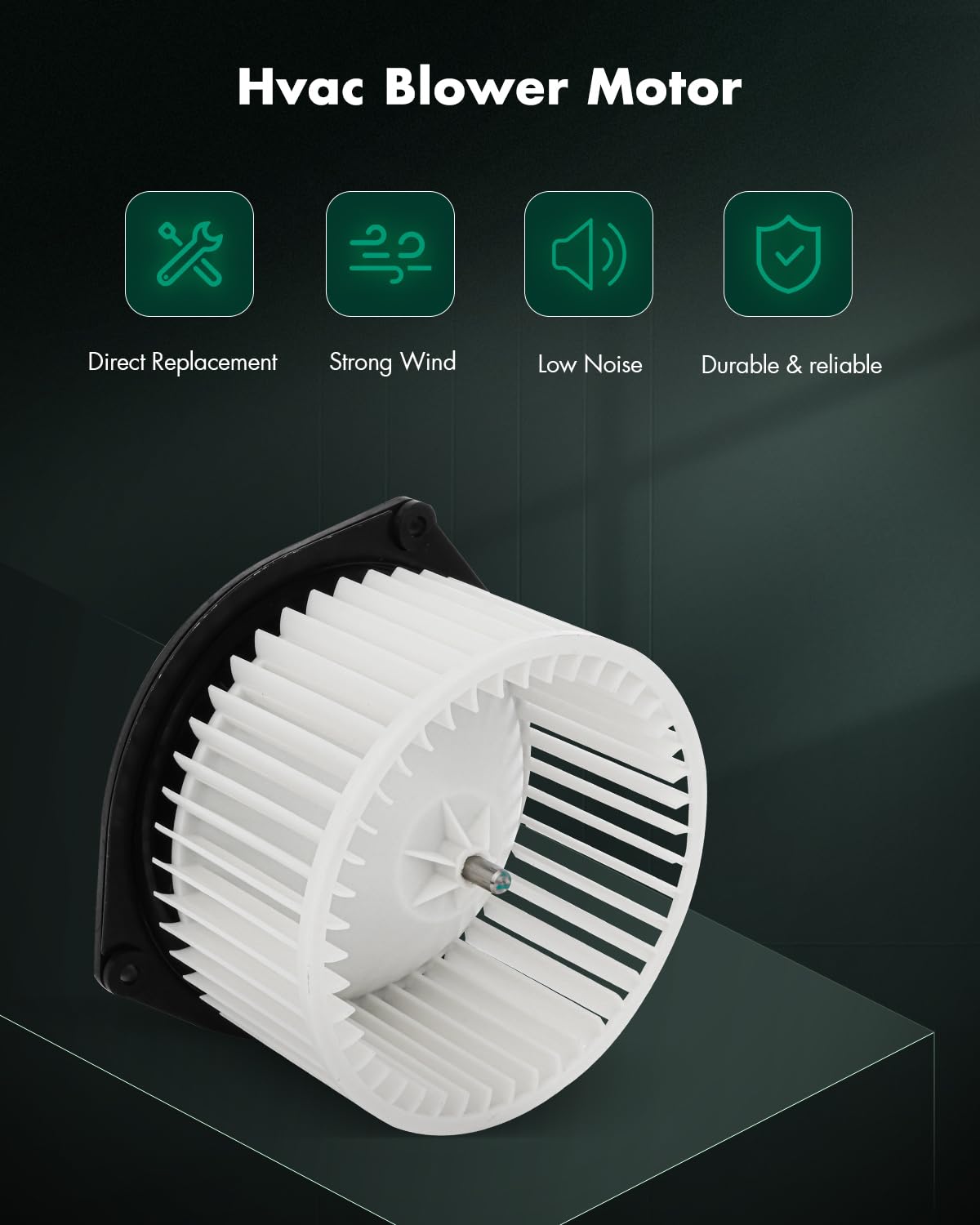 Scitoo Ac Heater Blower Motor W/Fan Hvac Resistors Blower Motor Fit For 1988-1996 For Jeep For Cherokee /1988-1992 For Jeep Coma