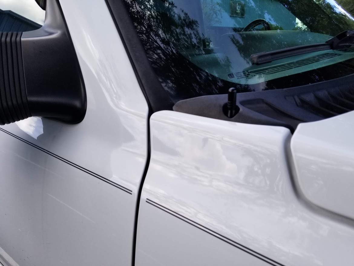 AntennaX Super Shorty Antenna for Chevy 1500 Silverado, 1.5-inch, Black, Model B31-CHE74